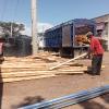 Truck being loaded in Marigat with supplies to build shelter 4.  Chemasyan about 4 hours away.  About several kilometers from Chemasyan the road was wiped out by flooding.  Could not reach Chemasysn.  See what the Chemasysn people did in the next slide.